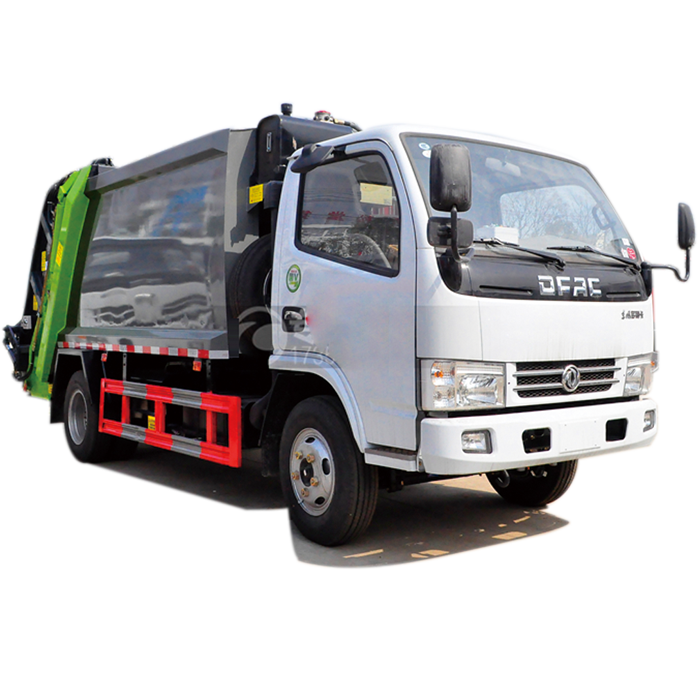 燃油垃圾車(chē)東風(fēng)多利卡5方壓縮垃圾車(chē)