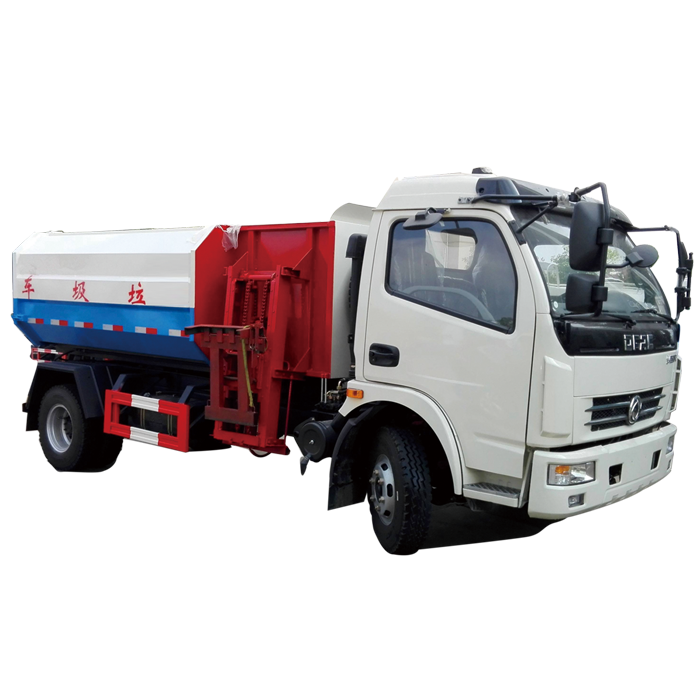 燃油垃圾車(chē)東風(fēng)多利卡5方掛桶式